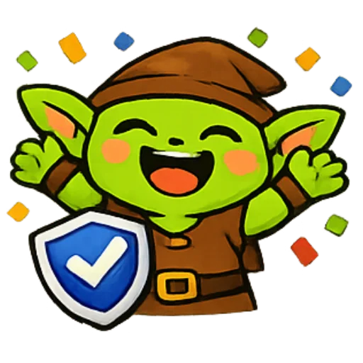 Encouraging goblin celebrating a streak