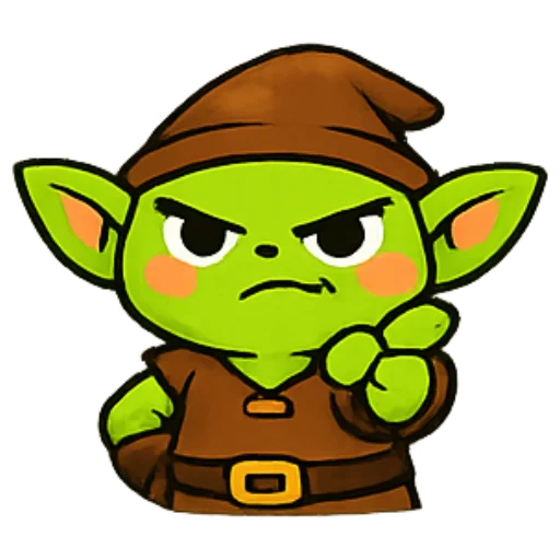 Thinking goblin considering options